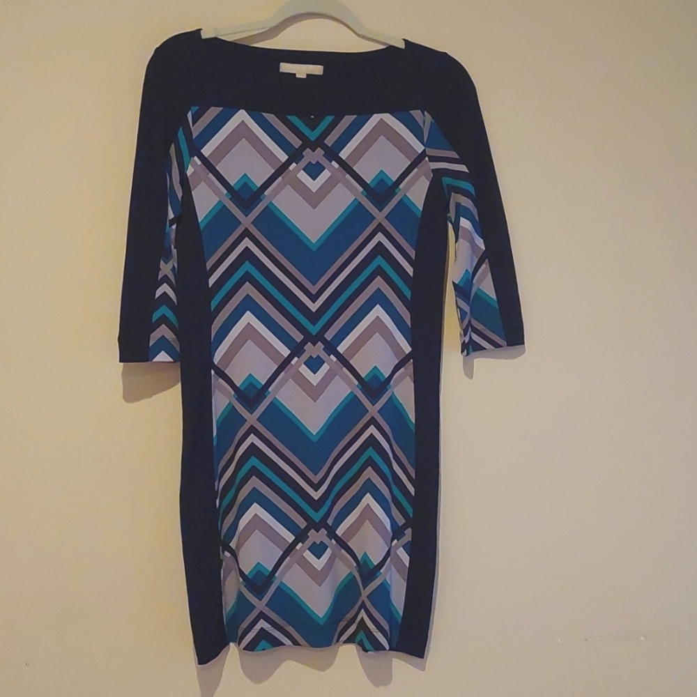 Banana Republic Geometric midi dress